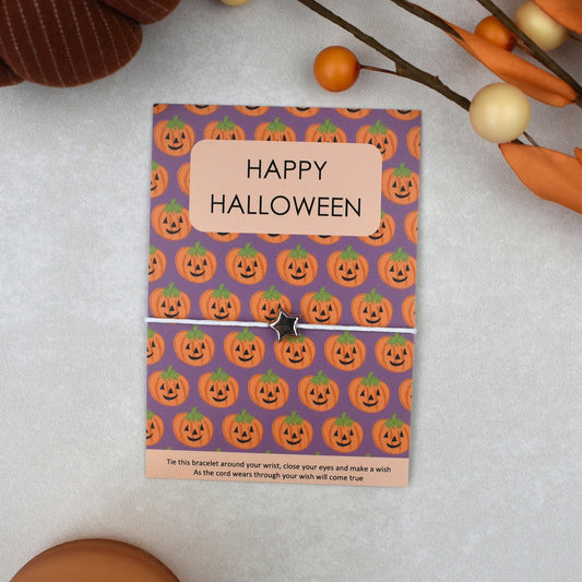 CLEARANCE - Happy Halloween Wish Bracelet (1)