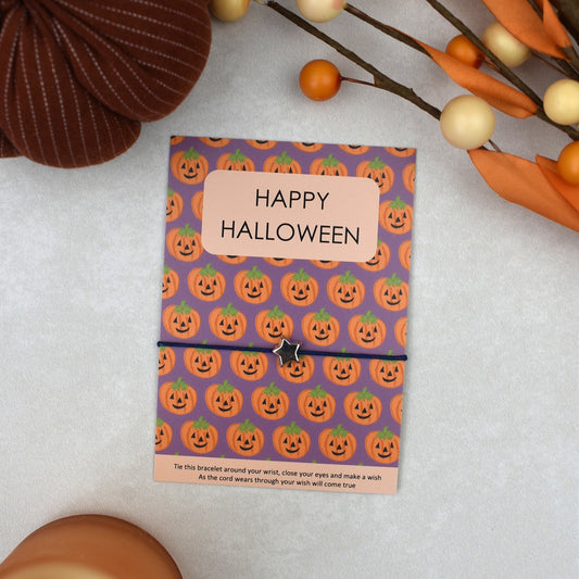 CLEARANCE - Happy Halloween Wish Bracelet (1)