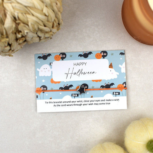 CLEARANCE - Happy Halloween Wish Bracelet