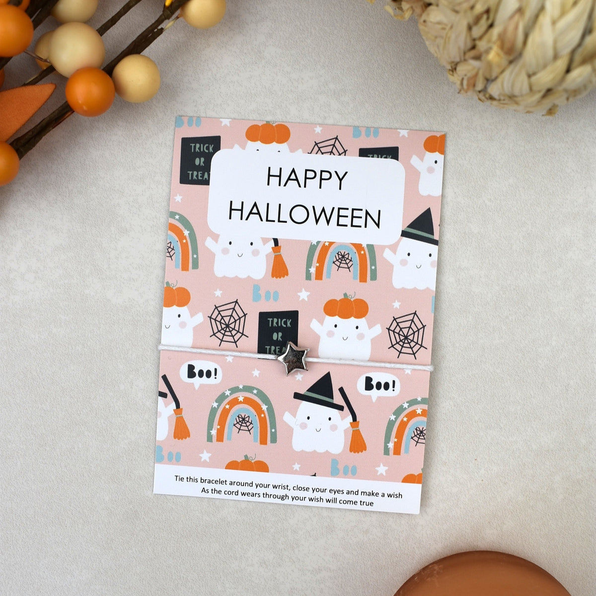 CLEARANCE - Happy Halloween Wish Bracelet (4)