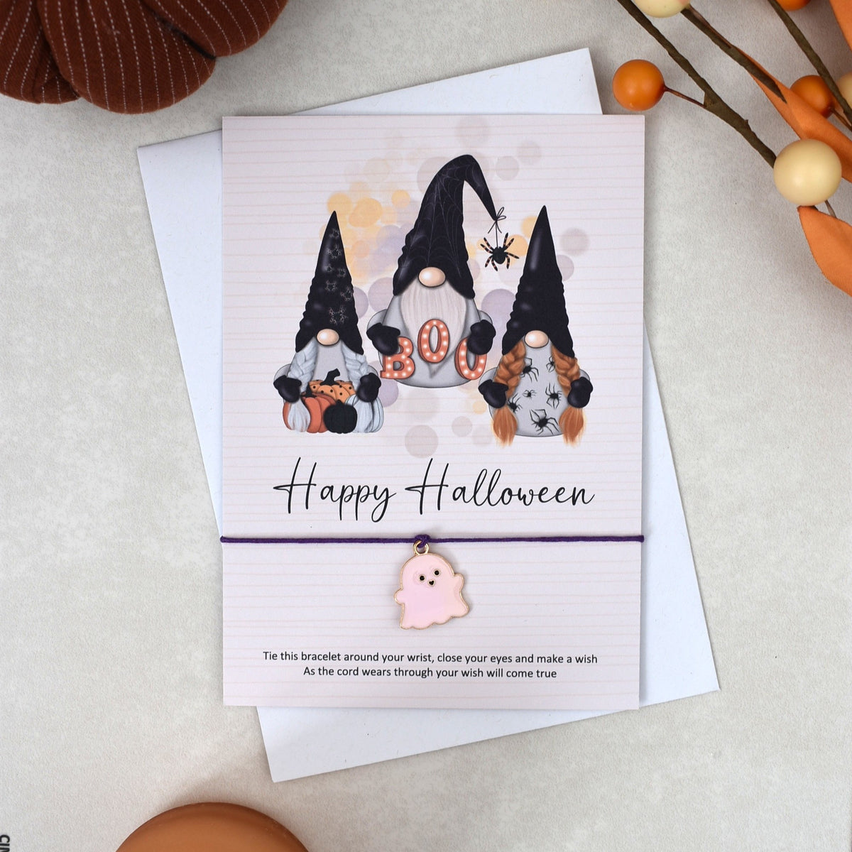 CLEARANCE - Happy Halloween Wish Bracelet | Halloween Charm