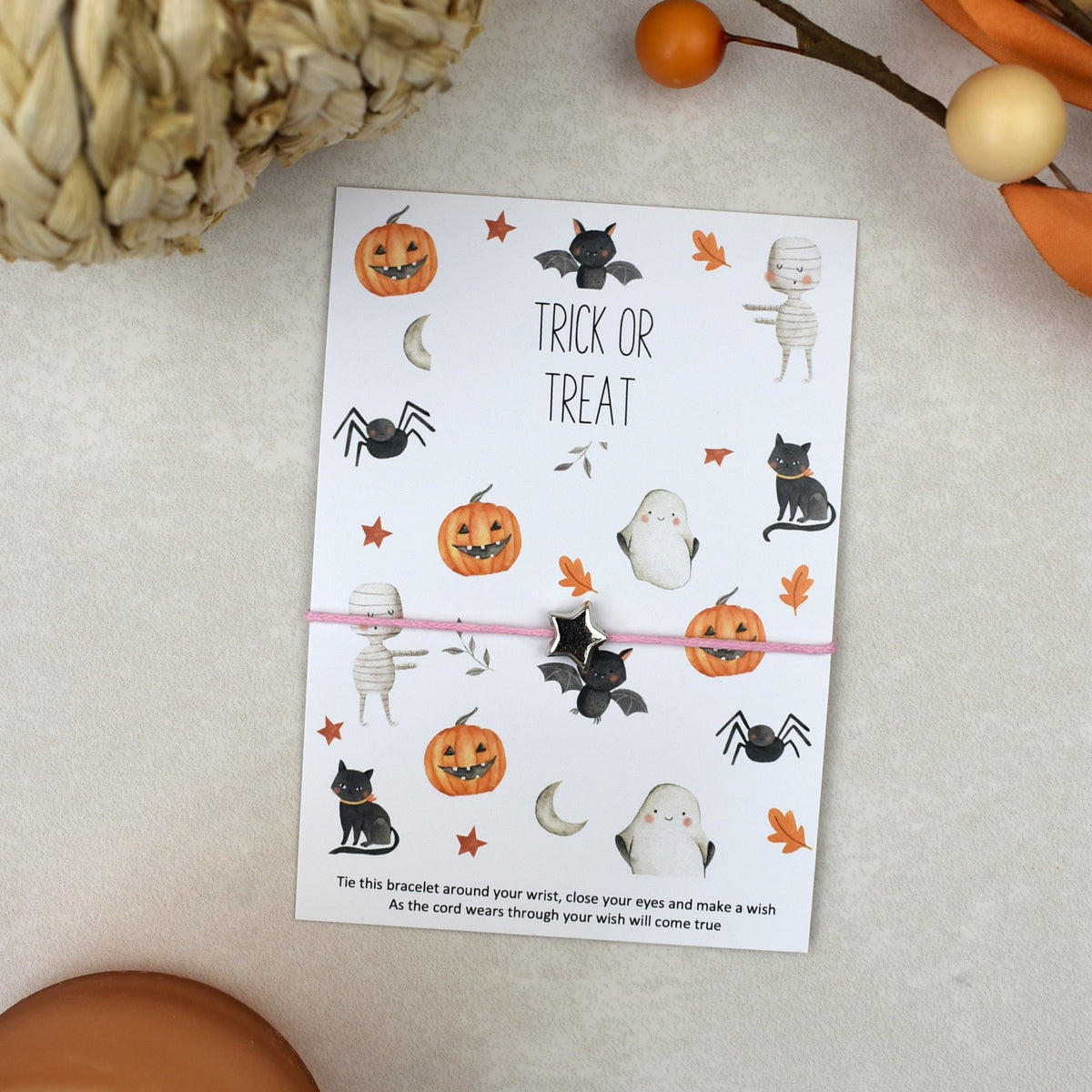CLEARANCE - Trick or Treat Wish Bracelet (5)