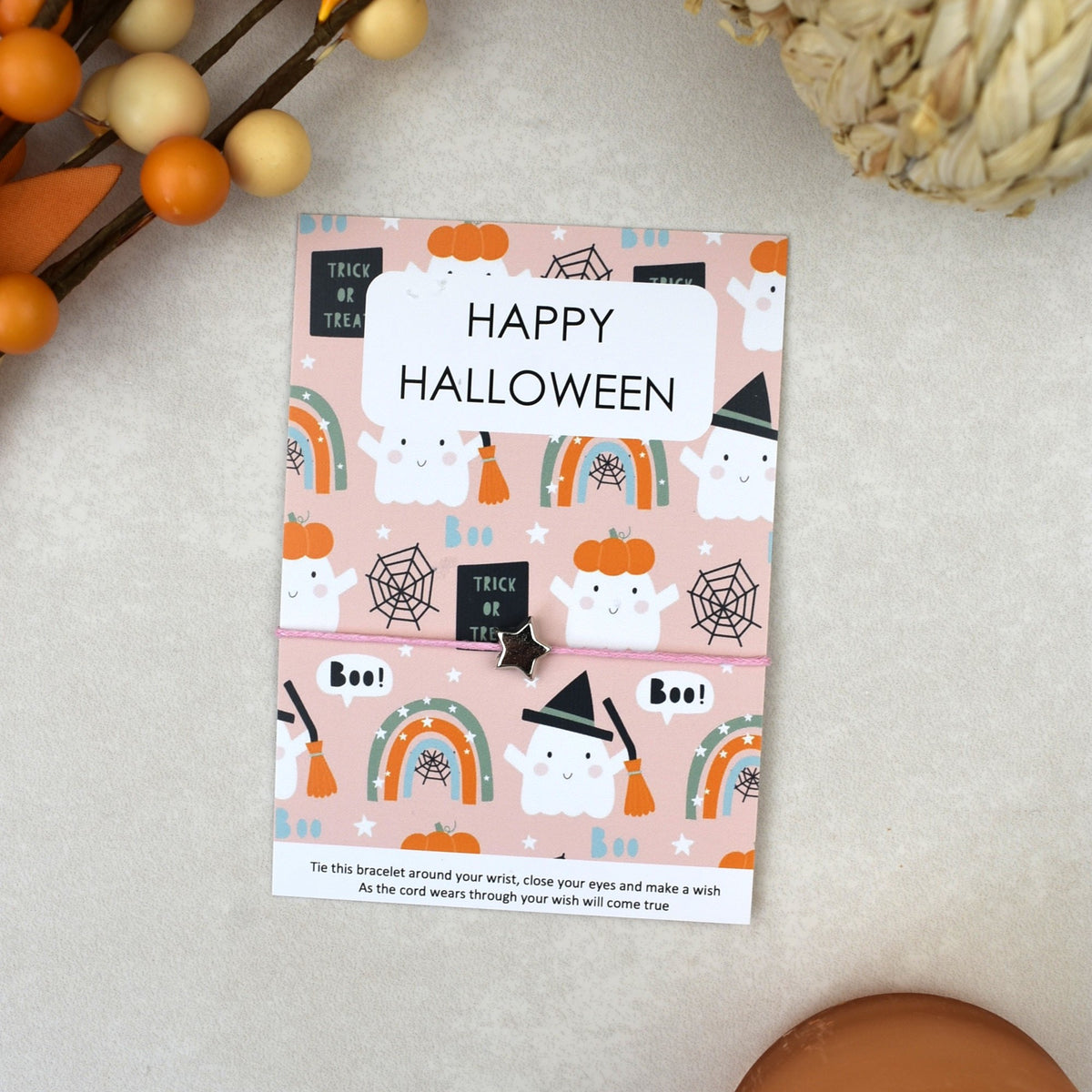 CLEARANCE - Happy Halloween Wish Bracelet (4)