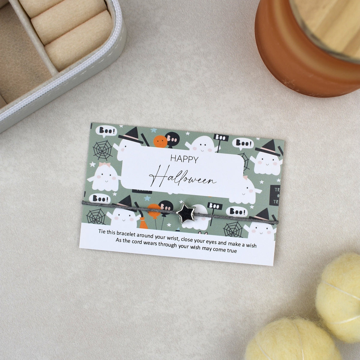 CLEARANCE - Happy Halloween Wish Bracelet (4)