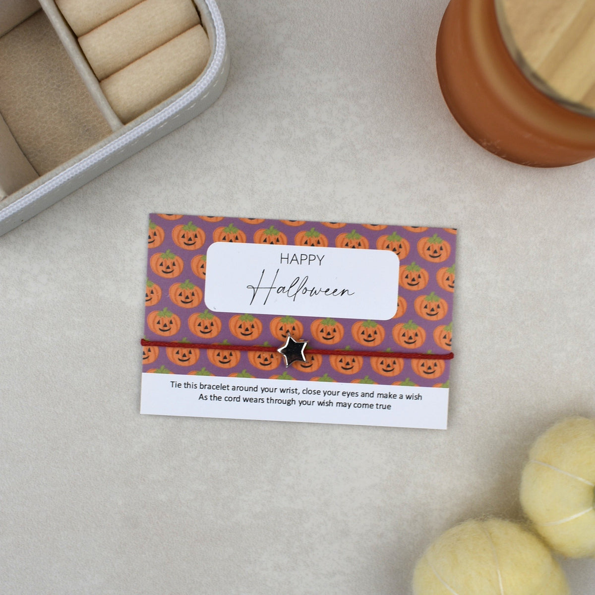 CLEARANCE - Happy Halloween Wish Bracelet (3)