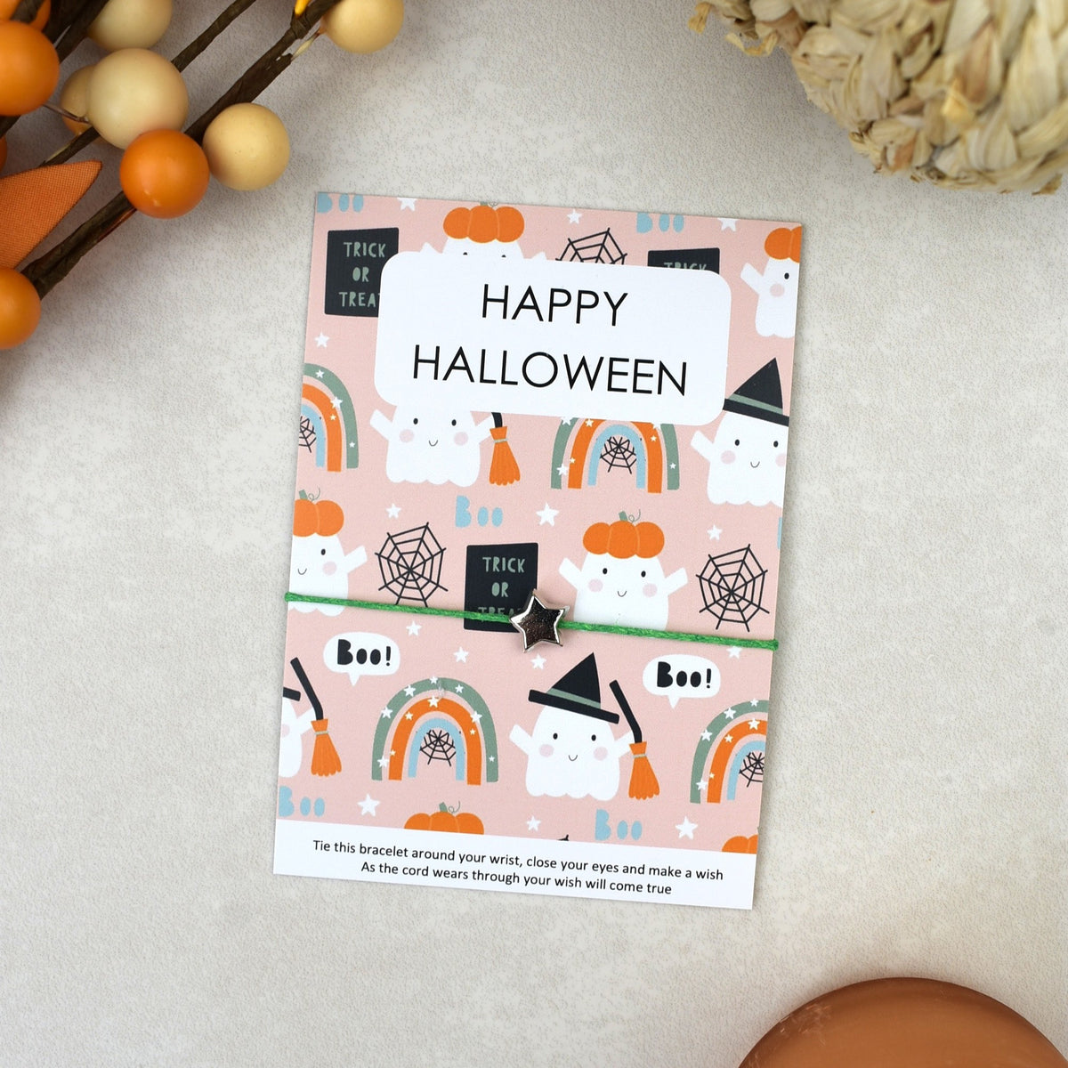 CLEARANCE - Happy Halloween Wish Bracelet (4)