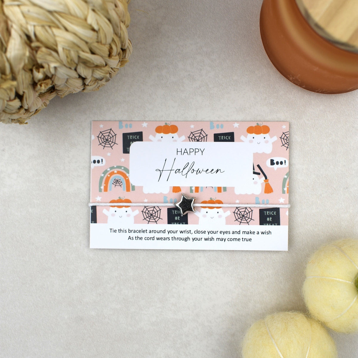 CLEARANCE - Happy Halloween Wish Bracelet (2)
