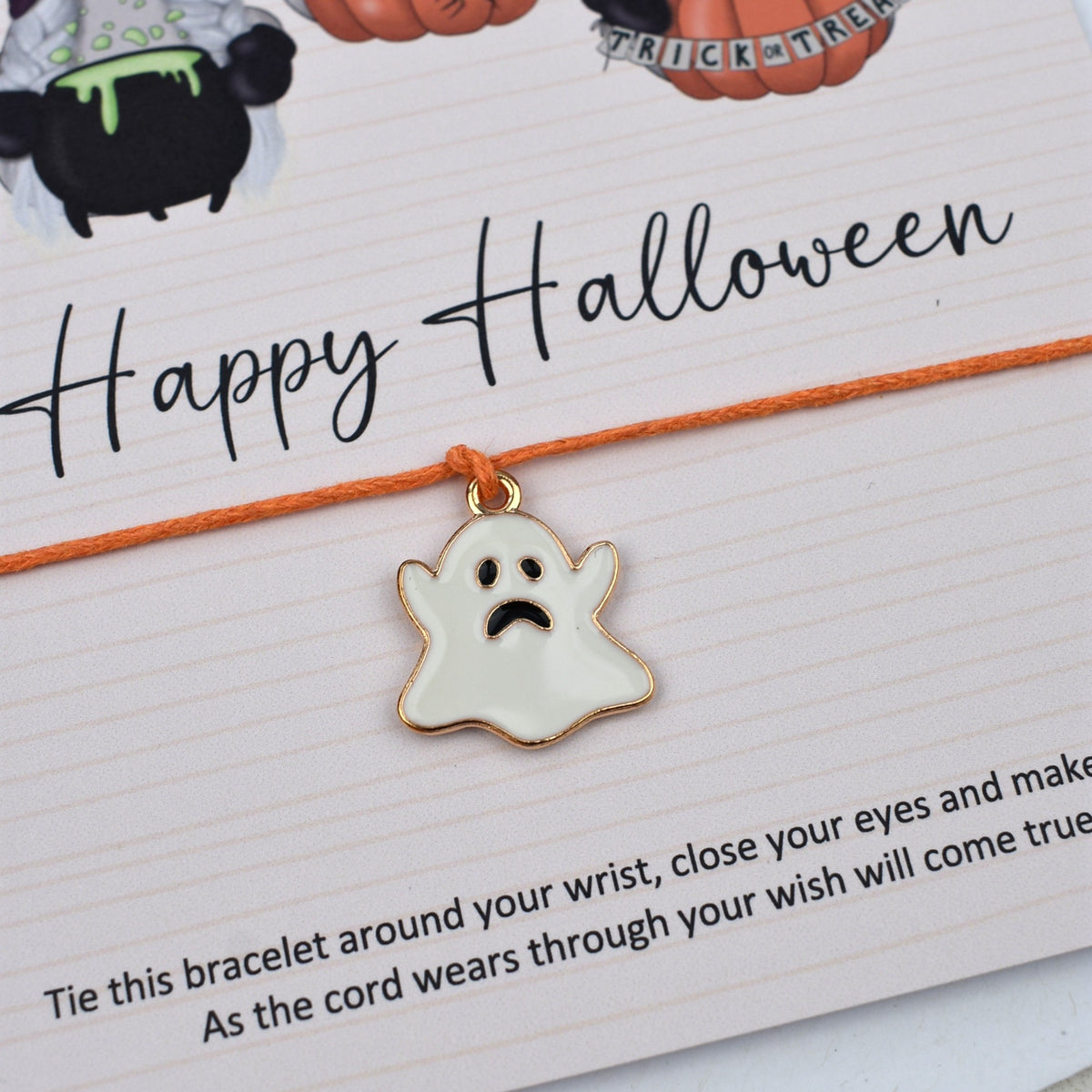 CLEARANCE - Happy Halloween Wish Bracelet | Halloween Charm