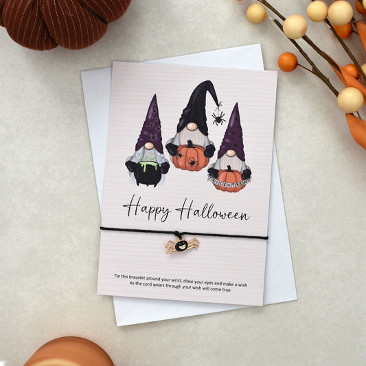 CLEARANCE - Happy Halloween Wish Bracelet | Halloween Charm