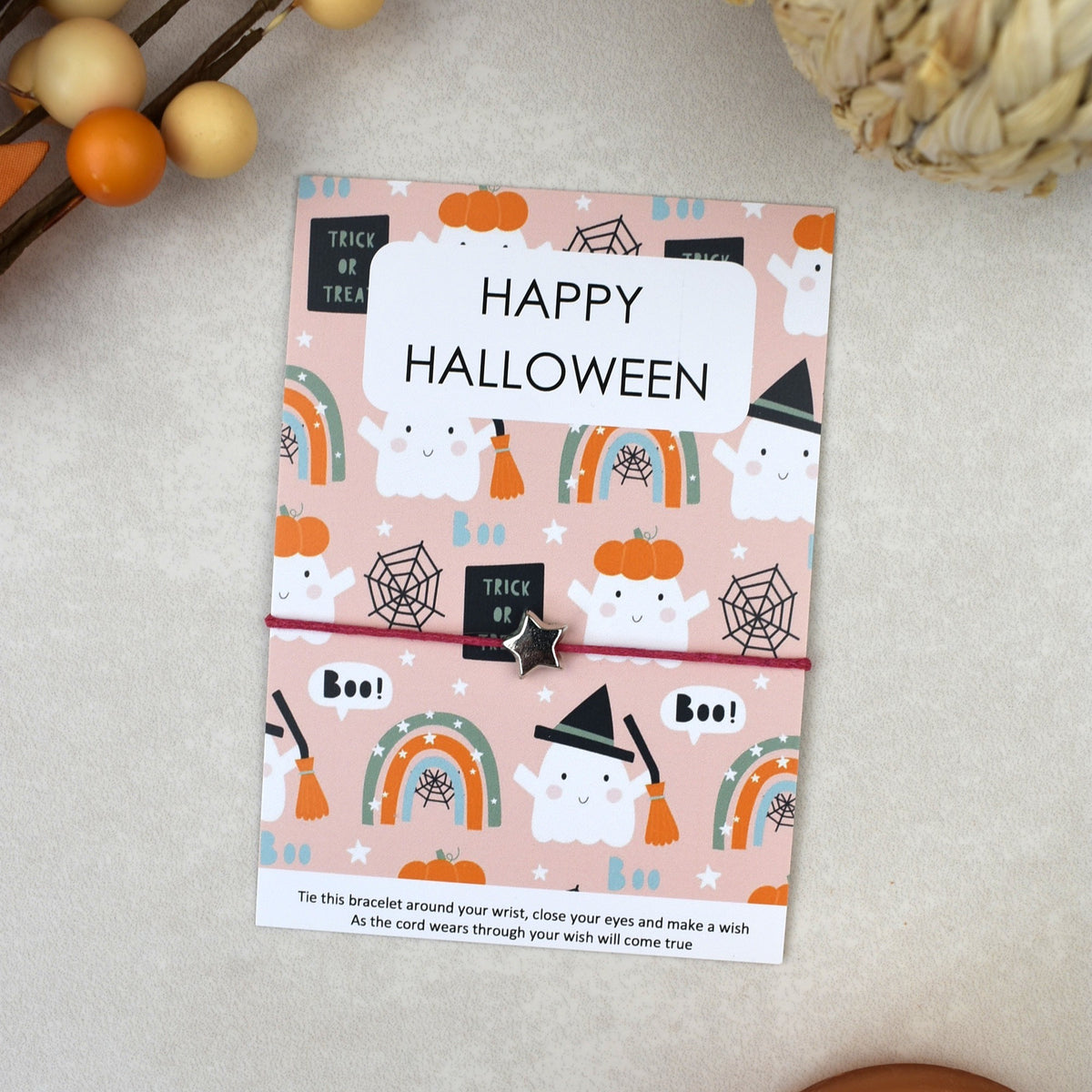 CLEARANCE - Happy Halloween Wish Bracelet (4)