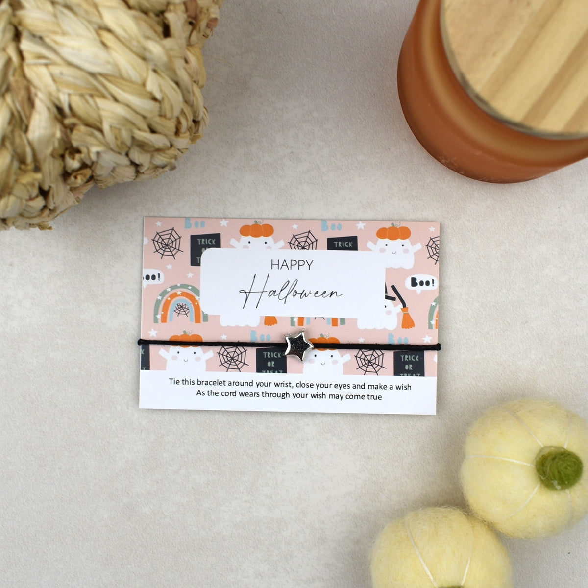CLEARANCE - Happy Halloween Wish Bracelet (2)