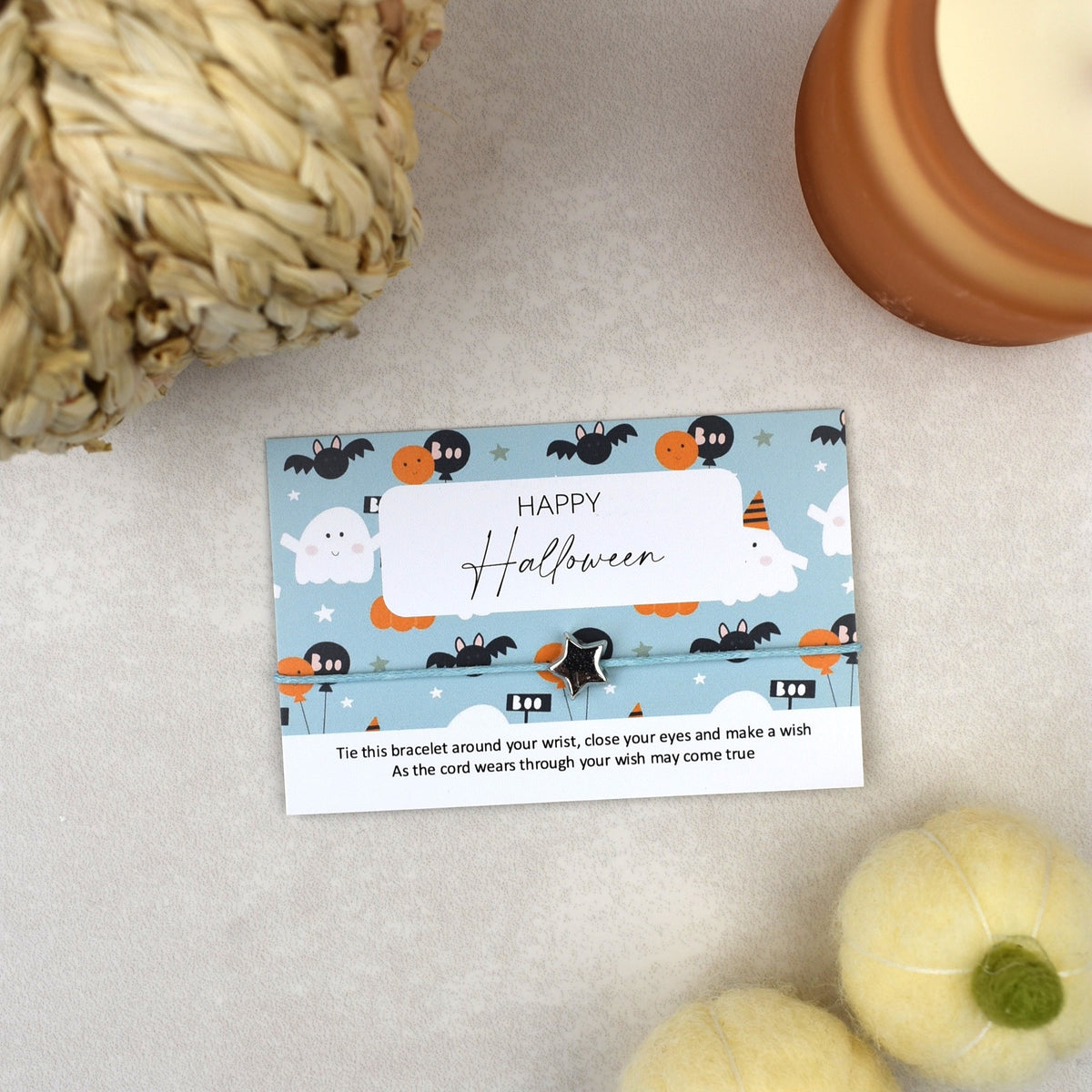 CLEARANCE - Happy Halloween Wish Bracelet