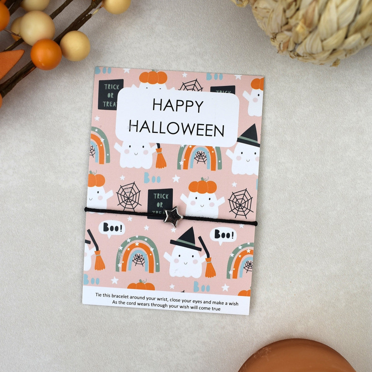 CLEARANCE - Happy Halloween Wish Bracelet (4)