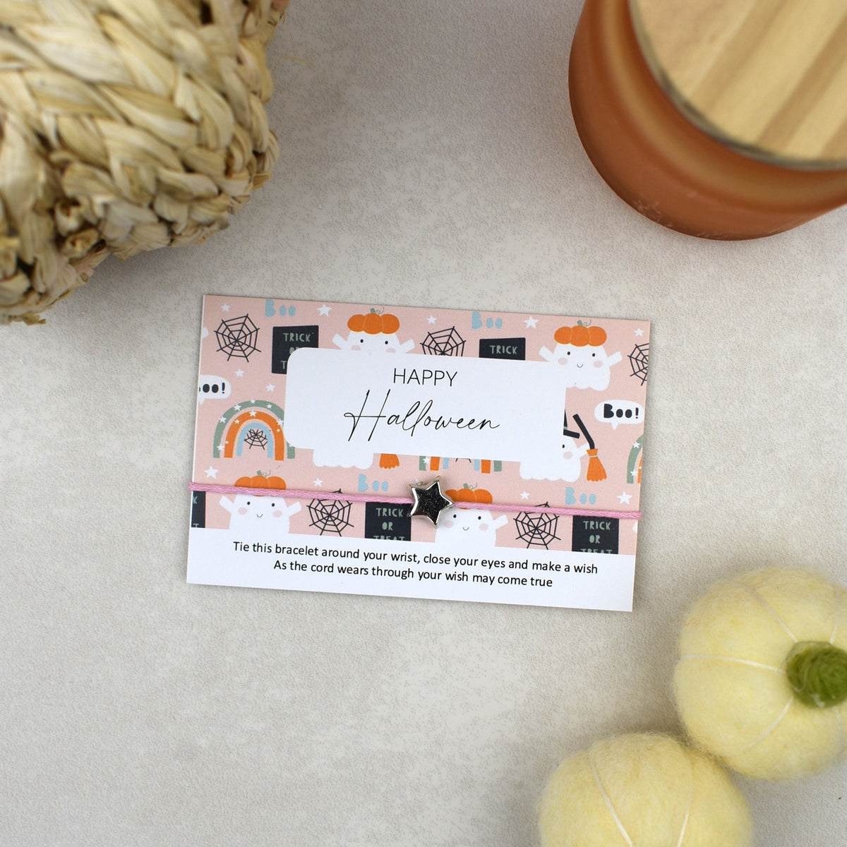 CLEARANCE - Happy Halloween Wish Bracelet (2)