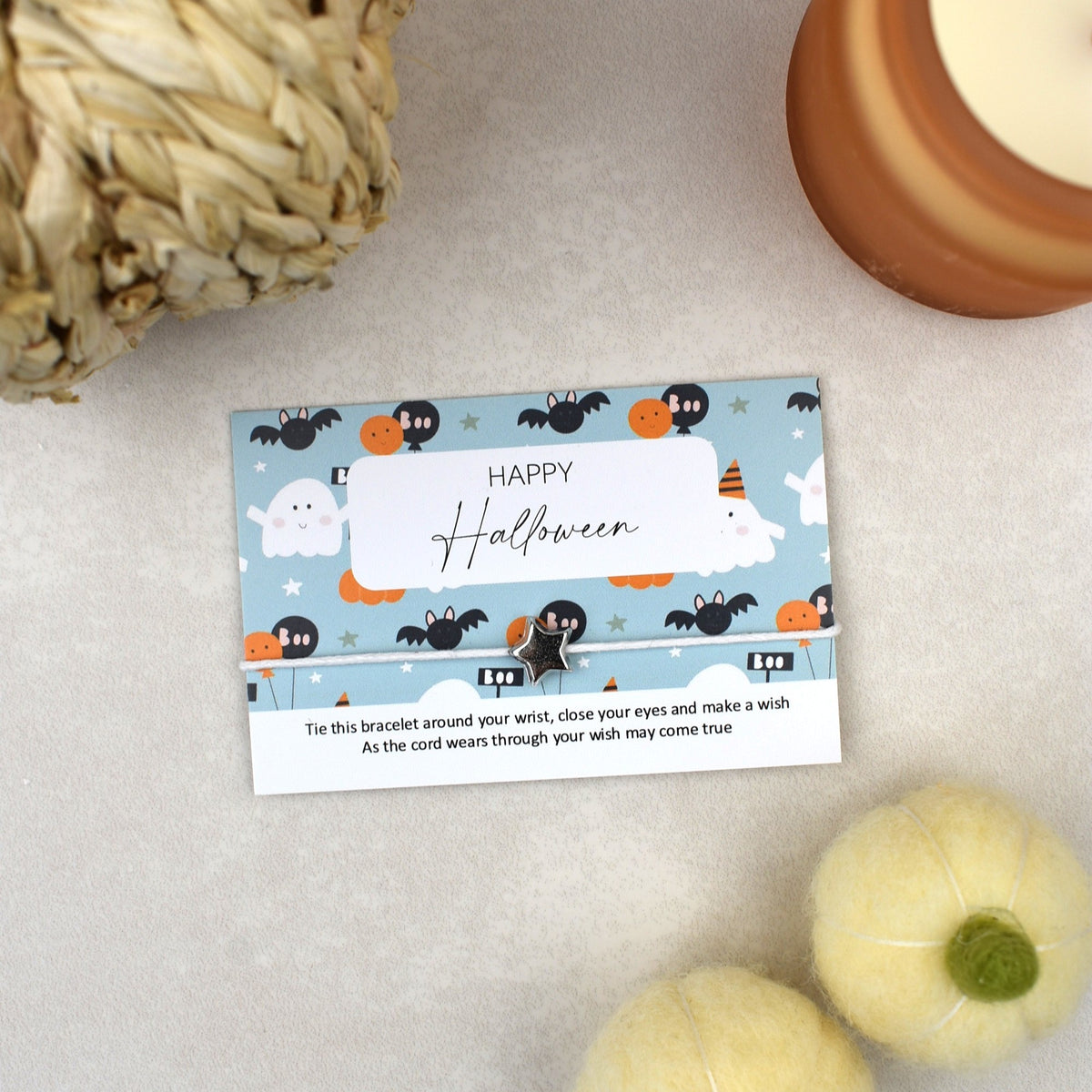 CLEARANCE - Happy Halloween Wish Bracelet