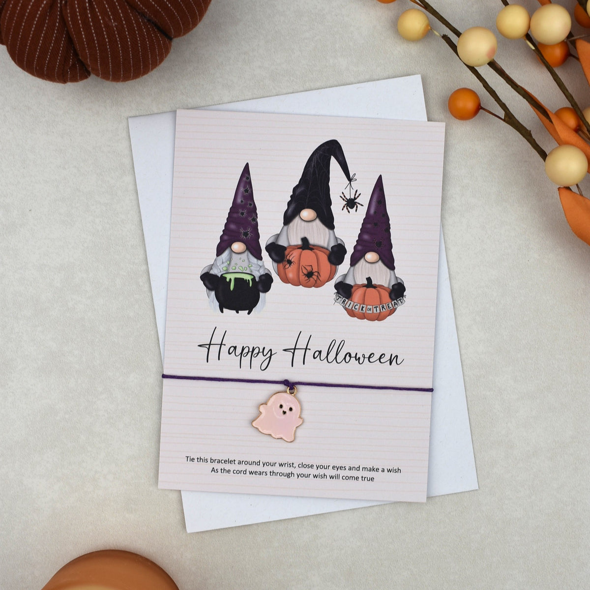 CLEARANCE - Happy Halloween Wish Bracelet | Halloween Charm