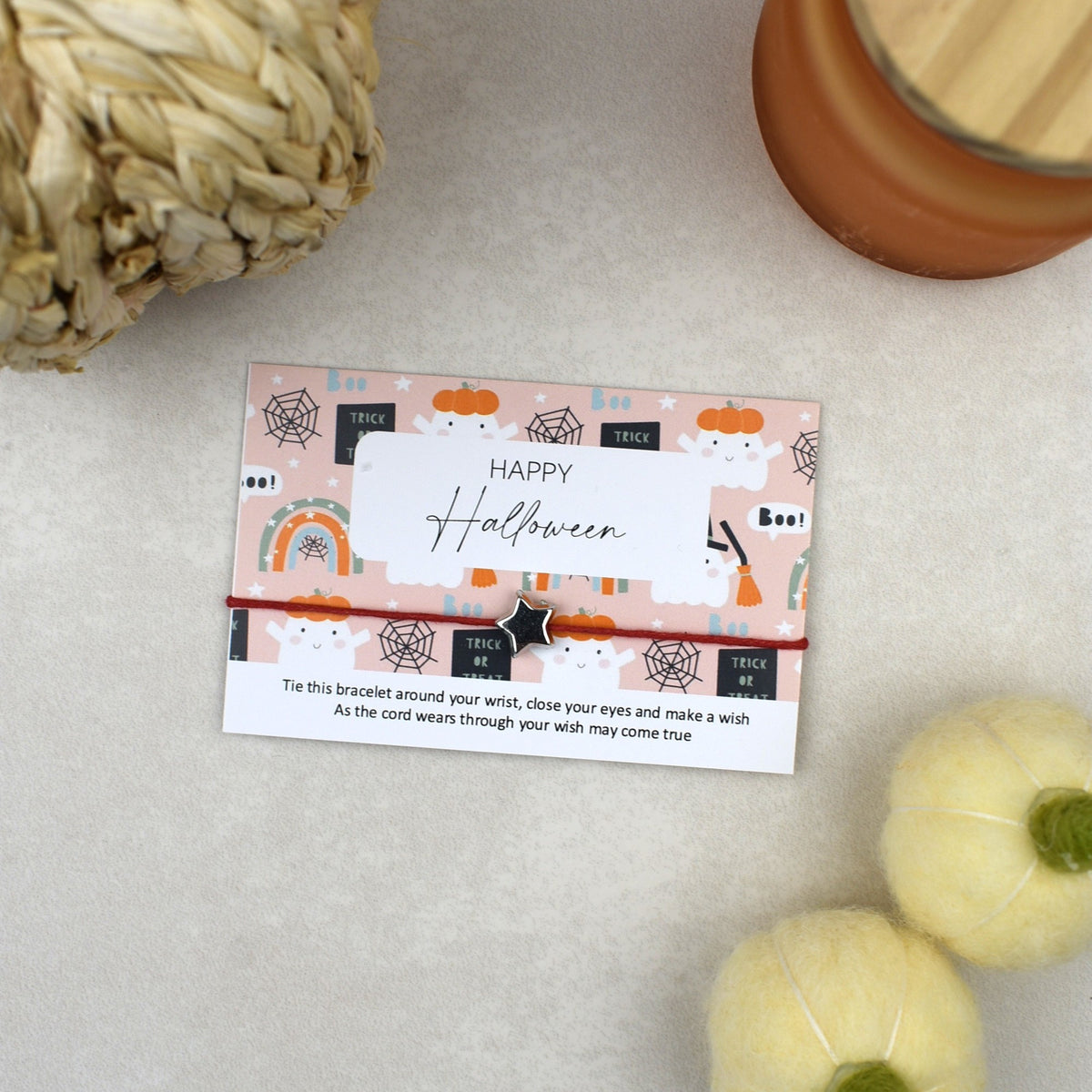 CLEARANCE - Happy Halloween Wish Bracelet (2)