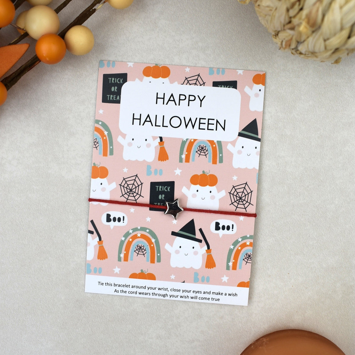 CLEARANCE - Happy Halloween Wish Bracelet (4)