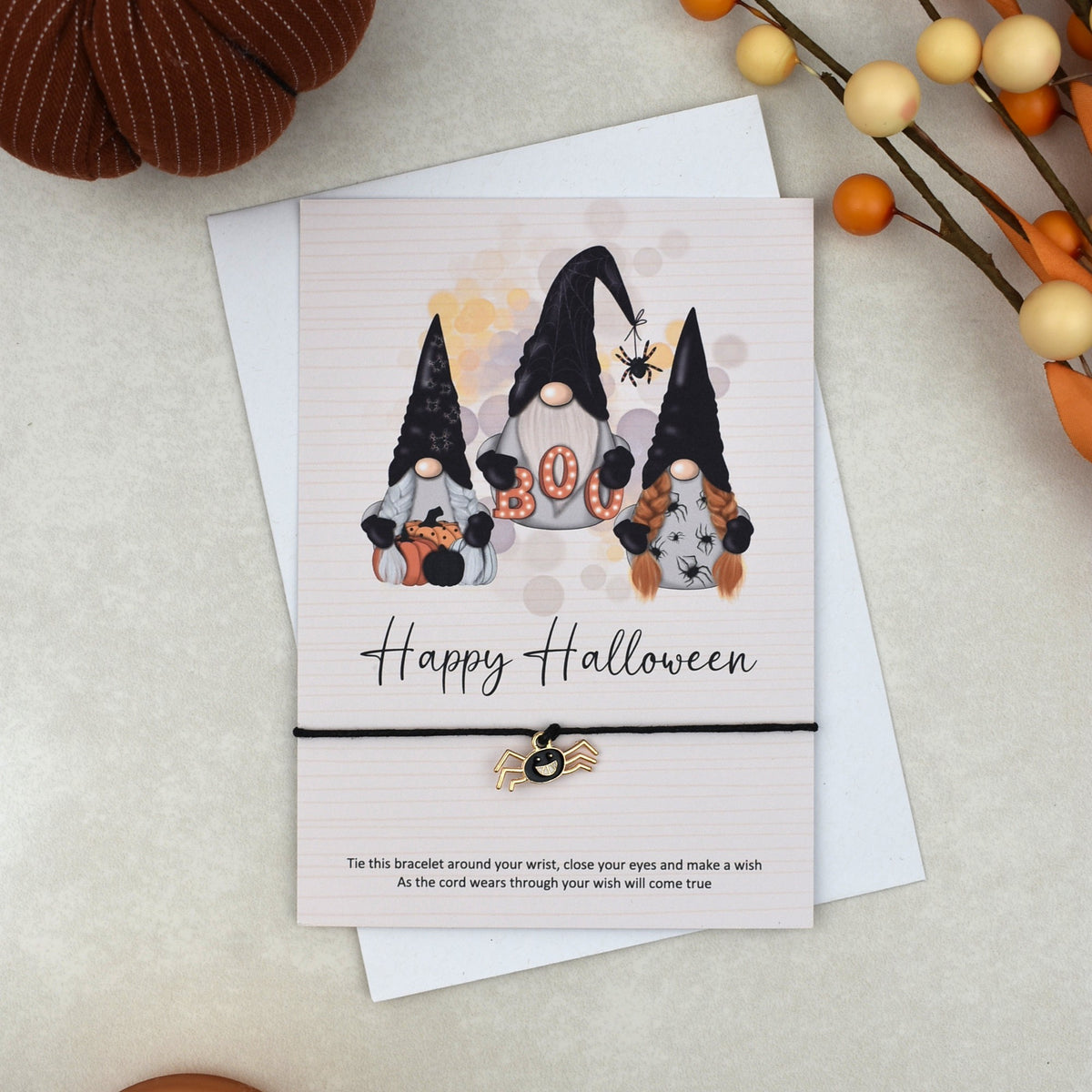 CLEARANCE - Happy Halloween Wish Bracelet | Halloween Charm