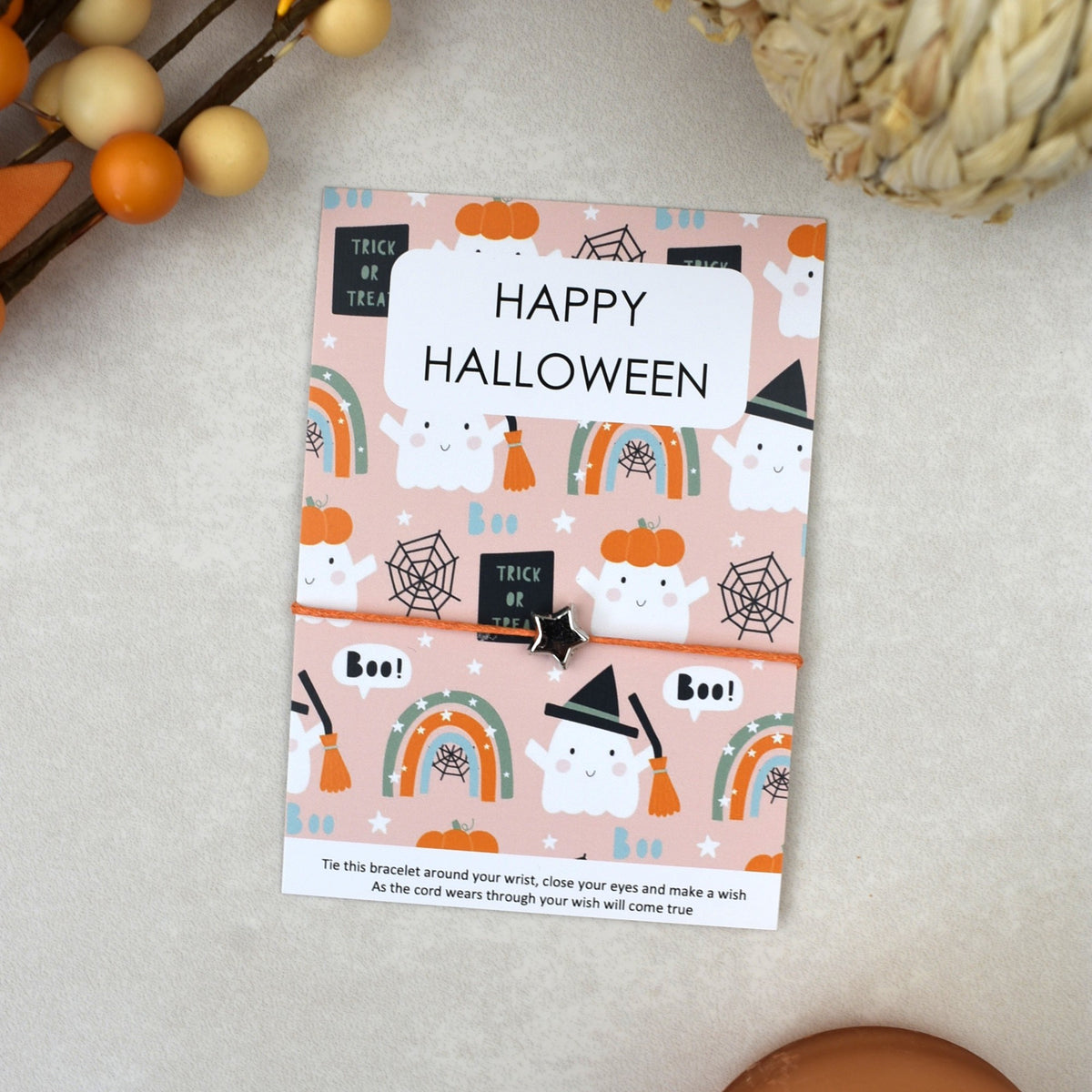 CLEARANCE - Happy Halloween Wish Bracelet (4)