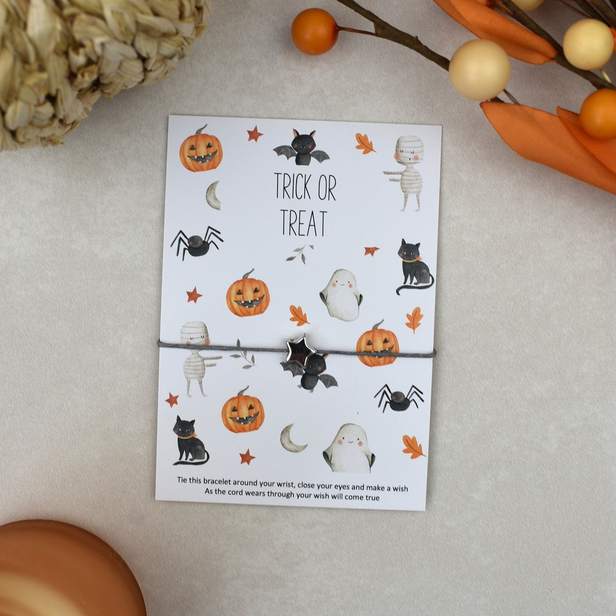 CLEARANCE - Trick or Treat Wish Bracelet (5)