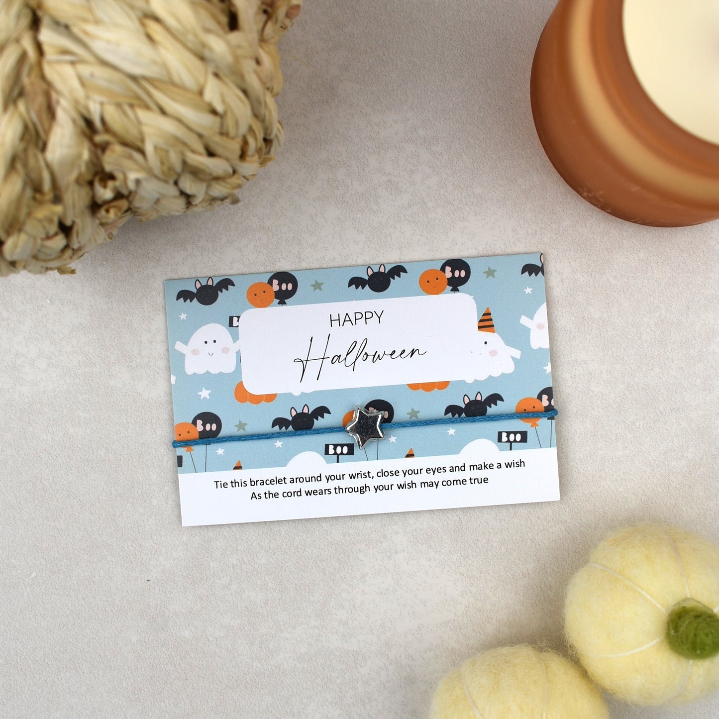 CLEARANCE - Happy Halloween Wish Bracelet