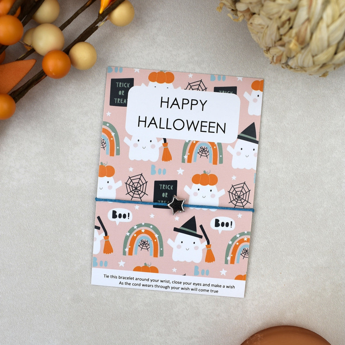 CLEARANCE - Happy Halloween Wish Bracelet (4)