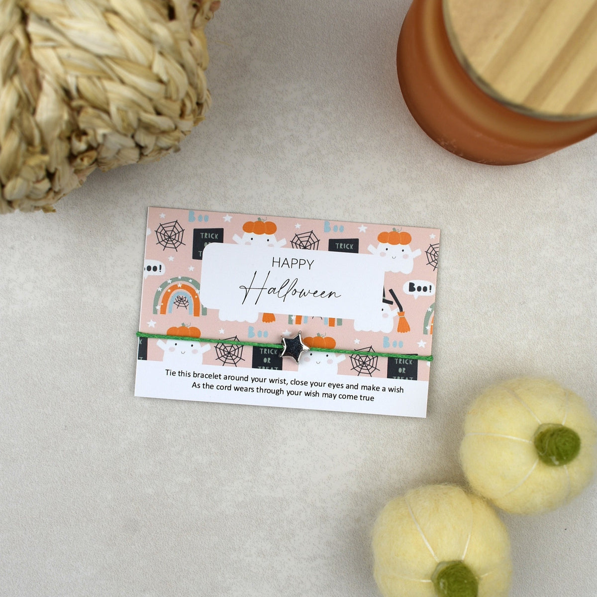 CLEARANCE - Happy Halloween Wish Bracelet (2)