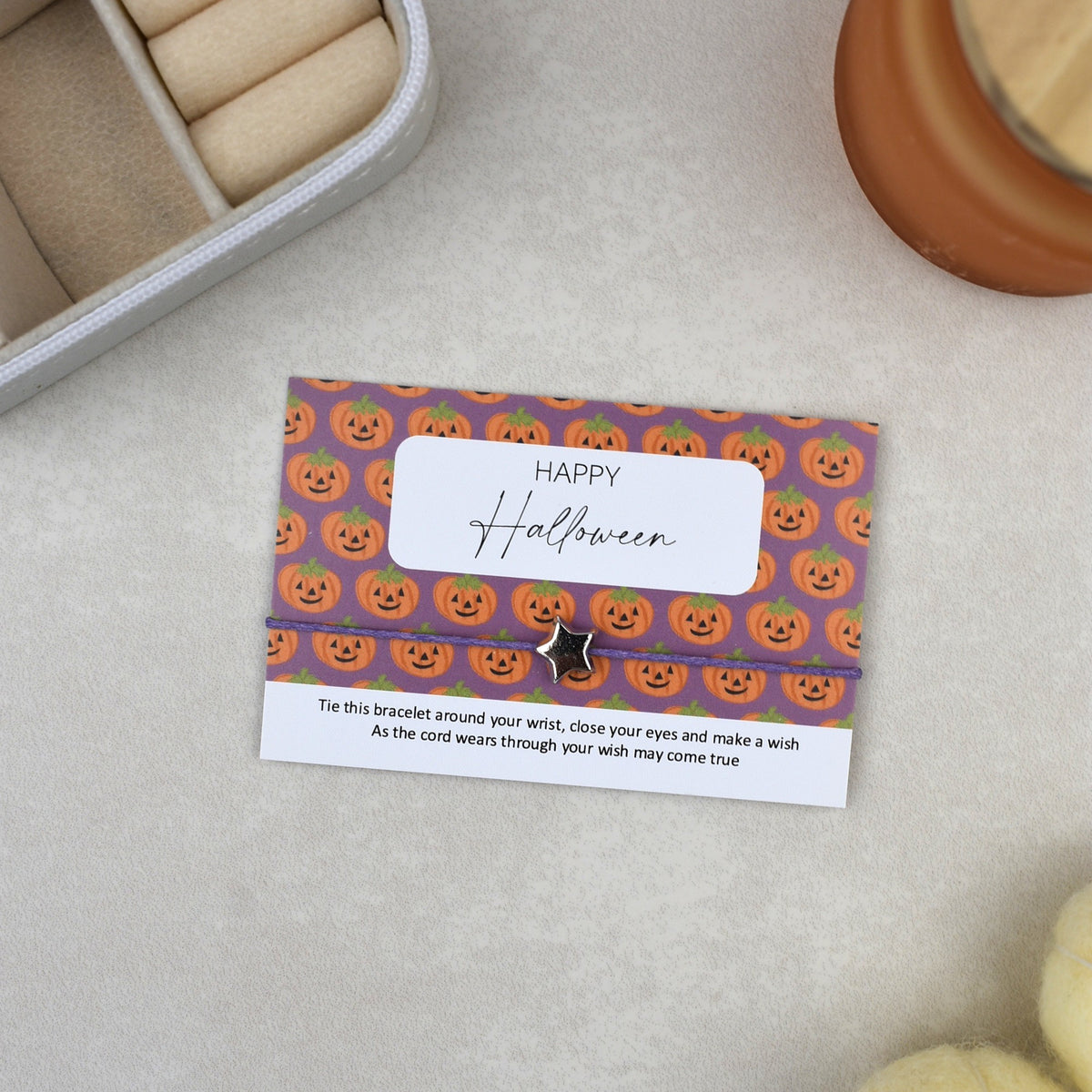 CLEARANCE - Happy Halloween Wish Bracelet (3)
