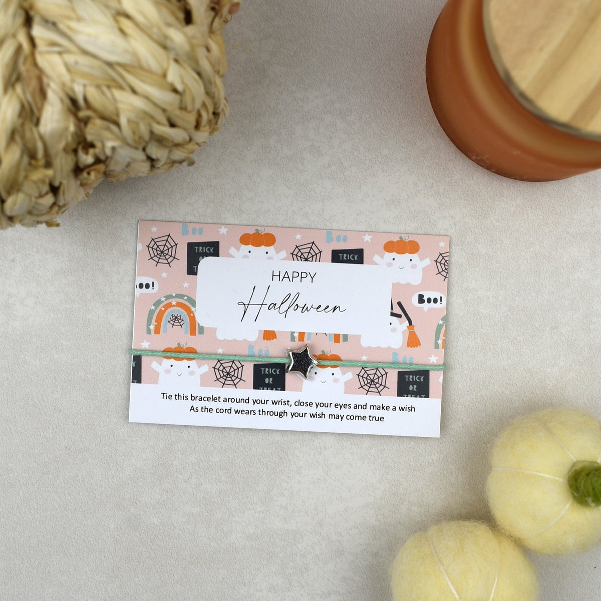 CLEARANCE - Happy Halloween Wish Bracelet (2)