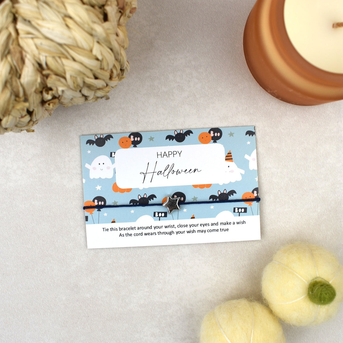 CLEARANCE - Happy Halloween Wish Bracelet
