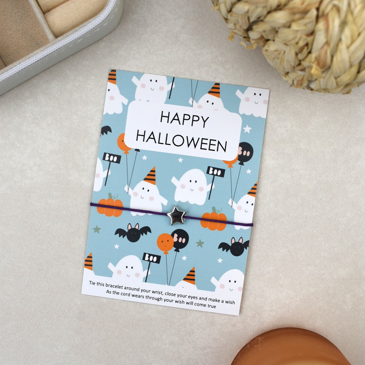 CLEARANCE - Happy Halloween Wish Bracelet (3)