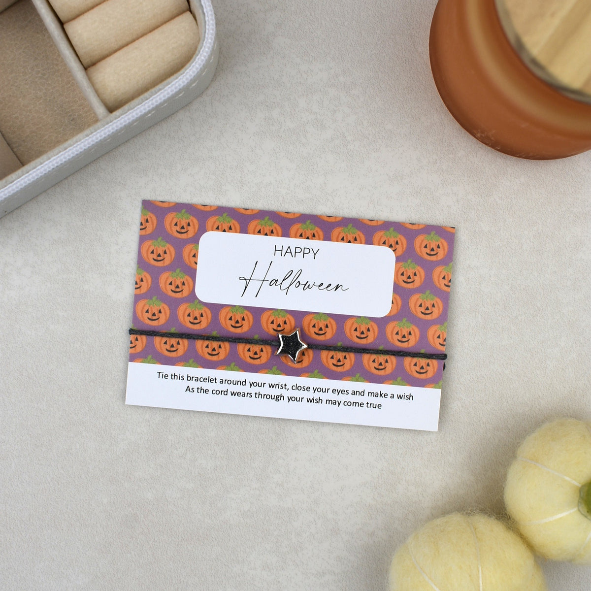 CLEARANCE - Happy Halloween Wish Bracelet (3)