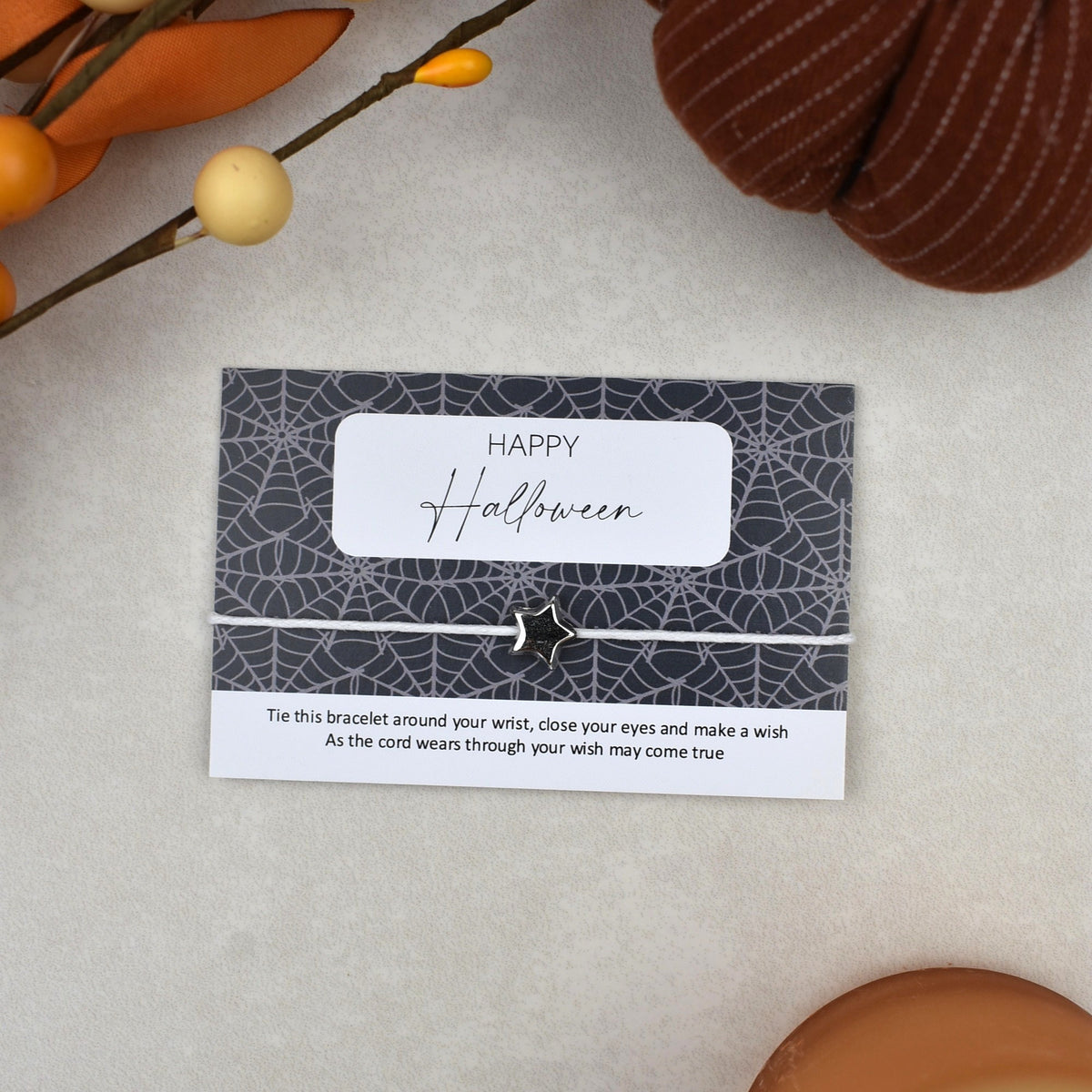 CLEARANCE - Happy Halloween Wish Bracelet (6)