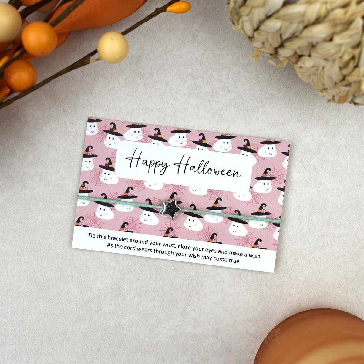 CLEARANCE - Happy Halloween Wish Bracelet (7)