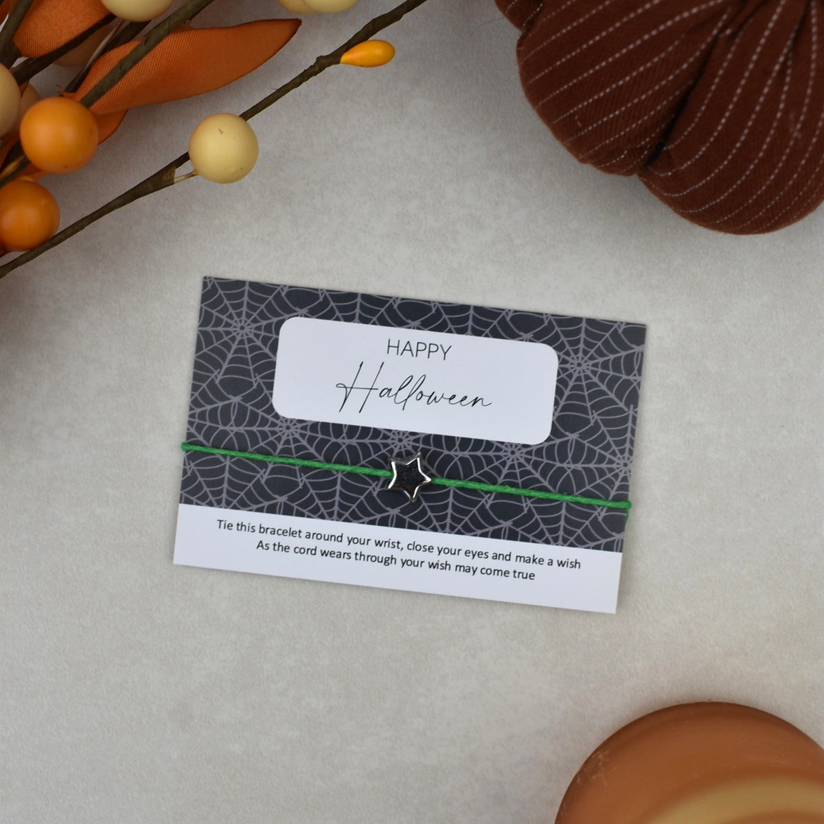 CLEARANCE - Happy Halloween Wish Bracelet (6)