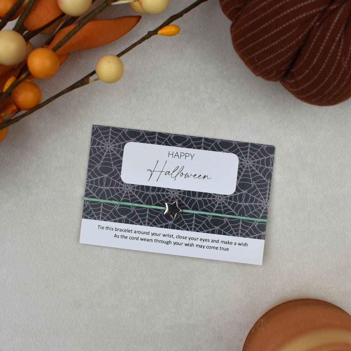 CLEARANCE - Happy Halloween Wish Bracelet (6)