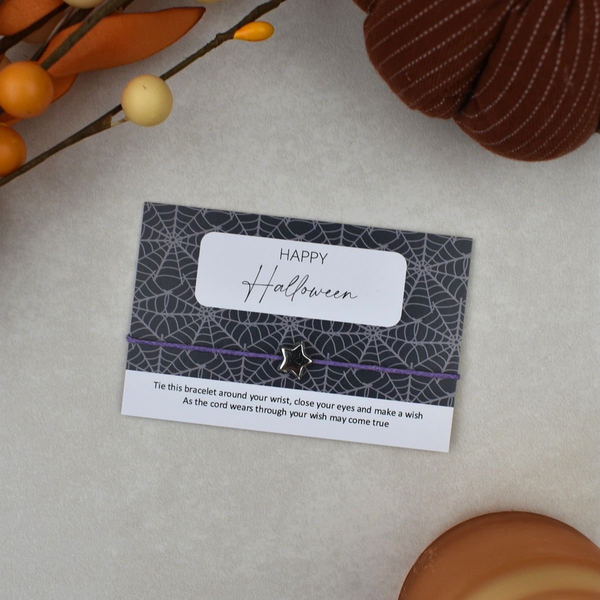 CLEARANCE - Happy Halloween Wish Bracelet (6)