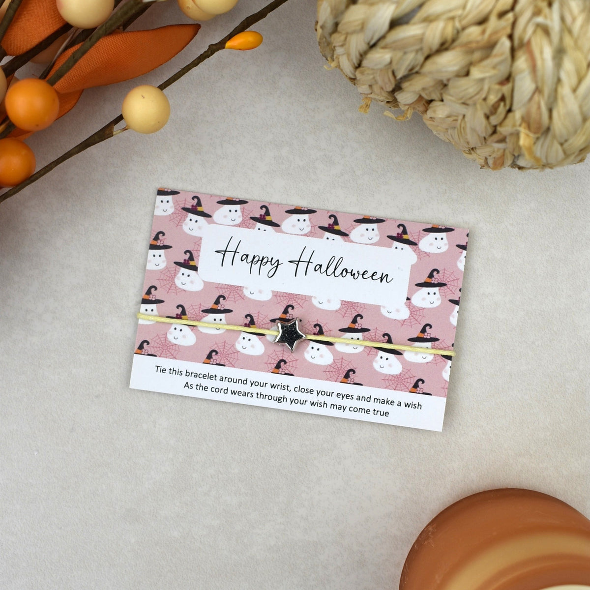 CLEARANCE - Happy Halloween Wish Bracelet (7)