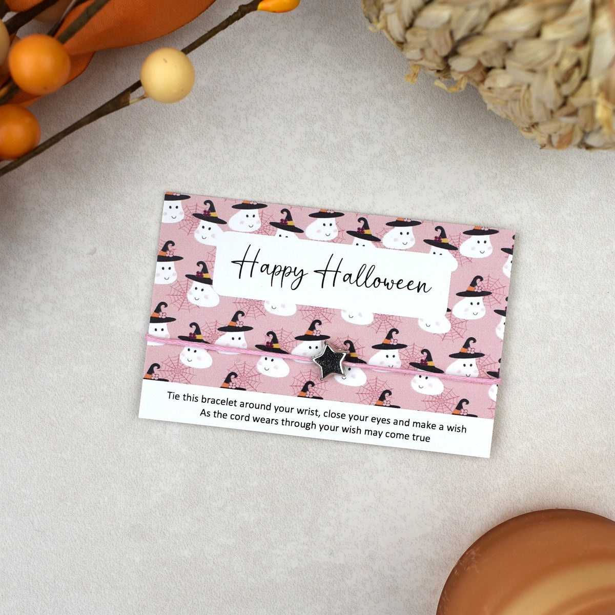 CLEARANCE - Happy Halloween Wish Bracelet (7)