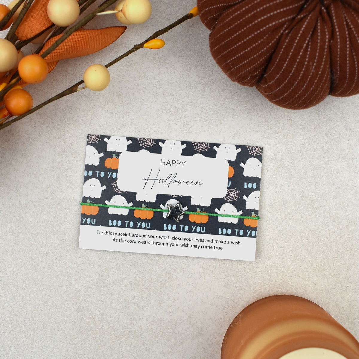 CLEARANCE - Happy Halloween Wish Bracelet (5)
