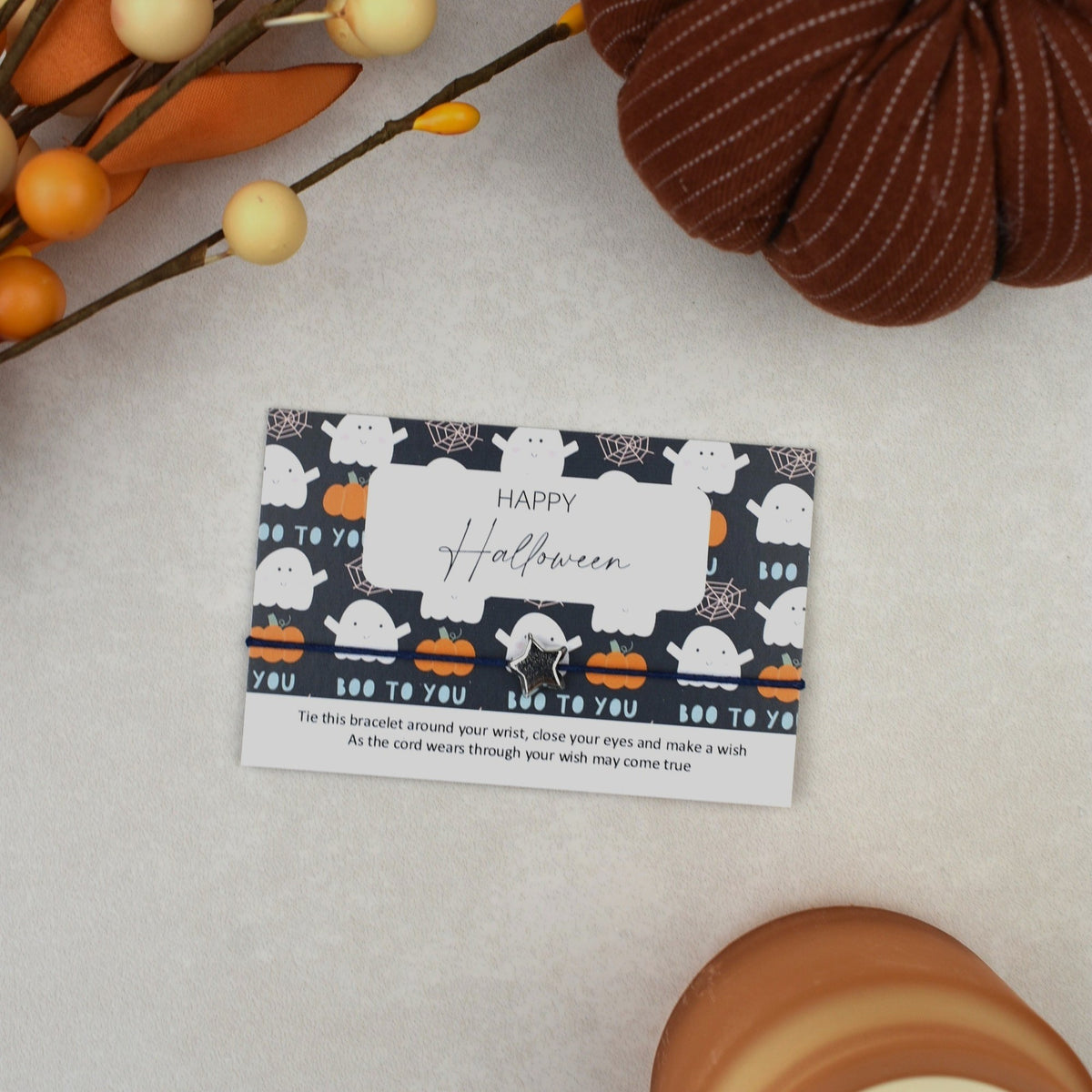 CLEARANCE - Happy Halloween Wish Bracelet (5)