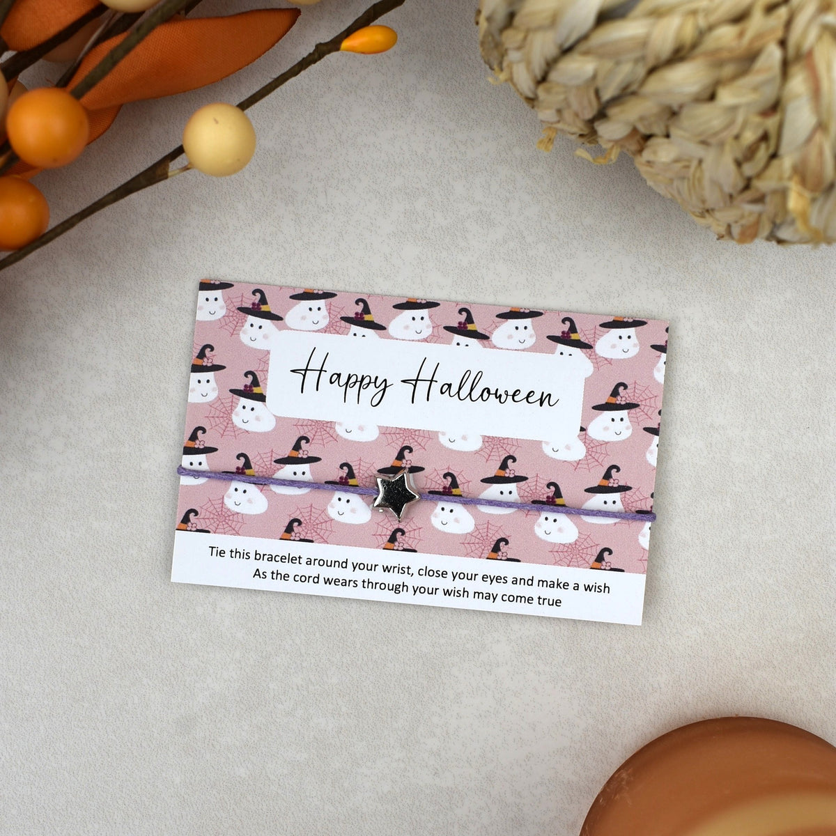 CLEARANCE - Happy Halloween Wish Bracelet (7)