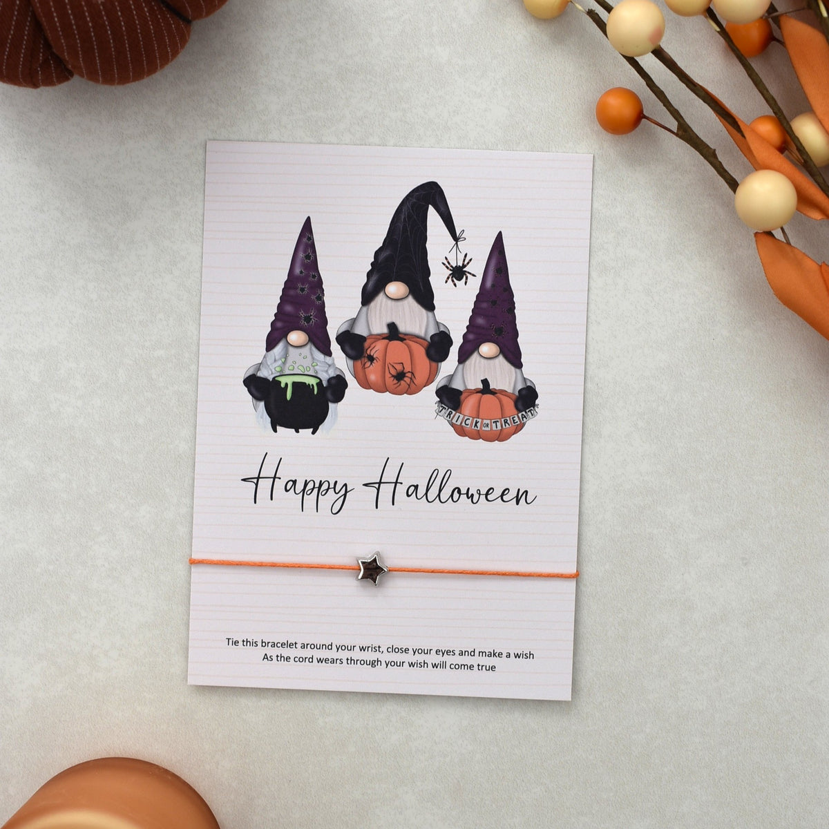 CLEARANCE - Happy Halloween Wish Bracelet
