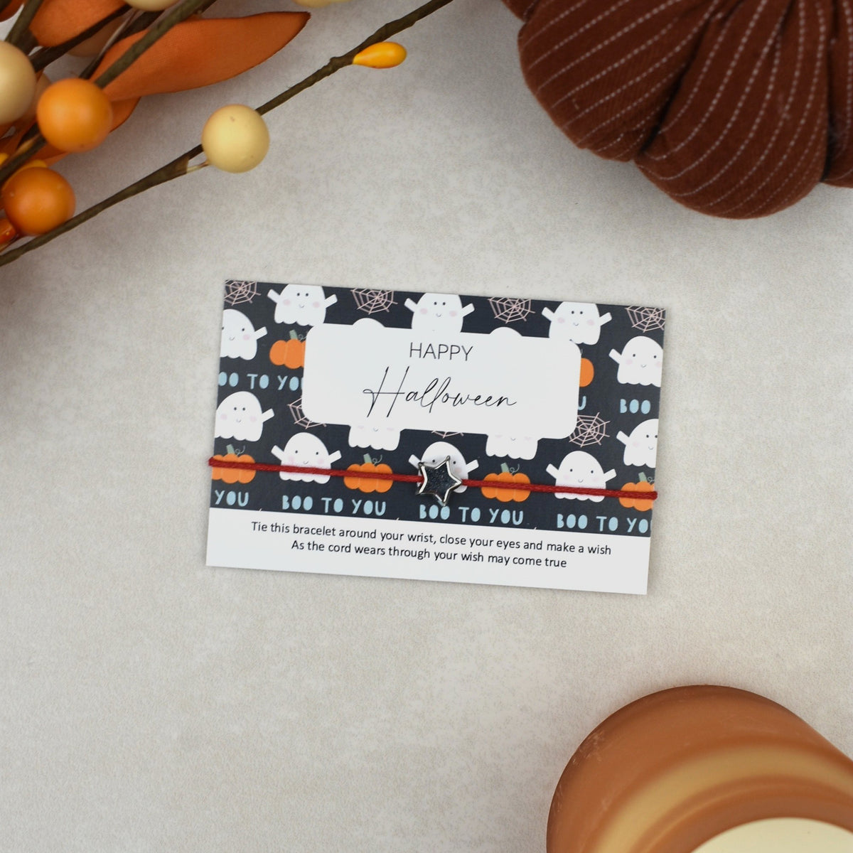 CLEARANCE - Happy Halloween Wish Bracelet (5)