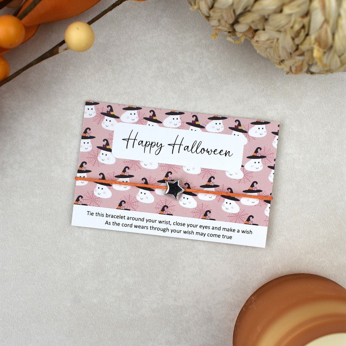 CLEARANCE - Happy Halloween Wish Bracelet (7)