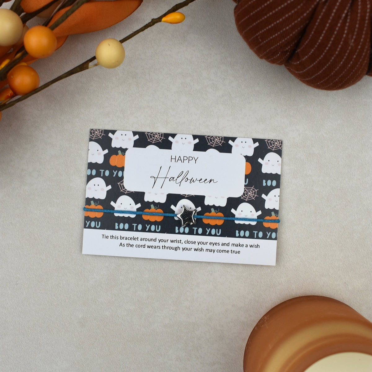 CLEARANCE - Happy Halloween Wish Bracelet (5)