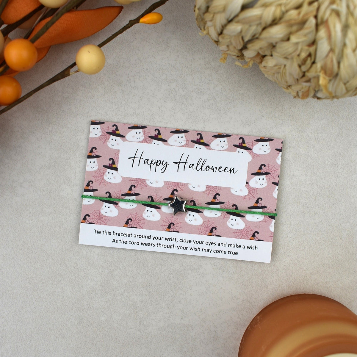 CLEARANCE - Happy Halloween Wish Bracelet (7)