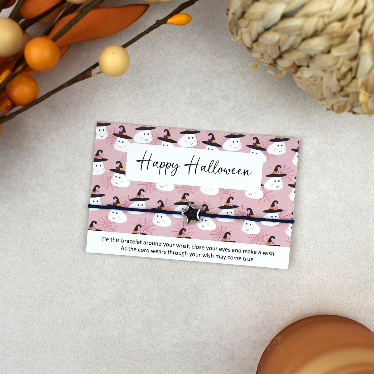 CLEARANCE - Happy Halloween Wish Bracelet (7)