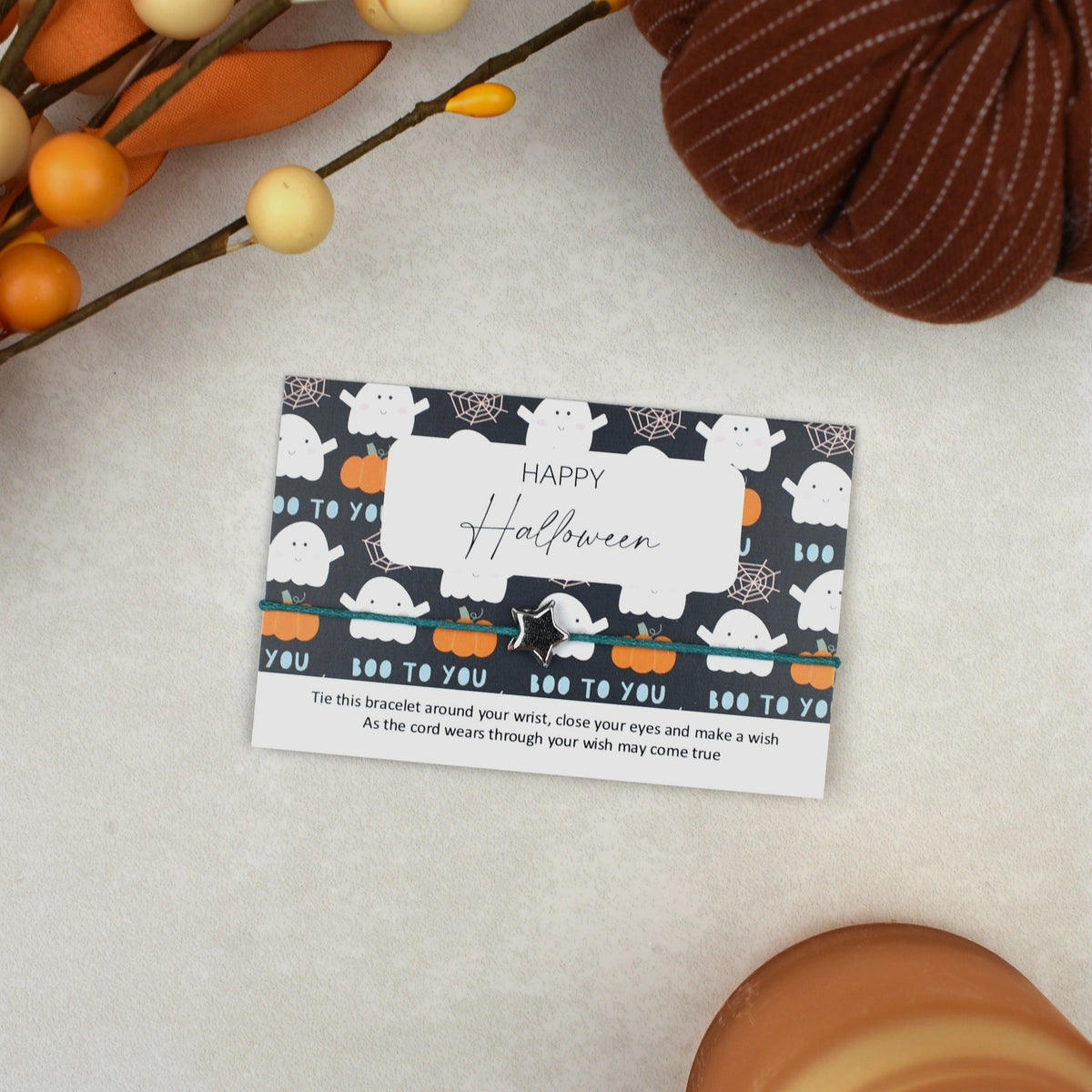 CLEARANCE - Happy Halloween Wish Bracelet (5)